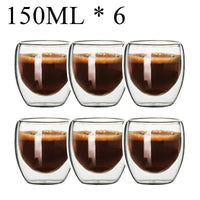 Thumbnail for Double Wall High Borosilicate Glass Mug Set - Casatrail.com