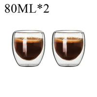 Thumbnail for Double Wall High Borosilicate Glass Mug Set - Casatrail.com