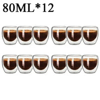 Thumbnail for Double Wall High Borosilicate Glass Mug Set - Casatrail.com