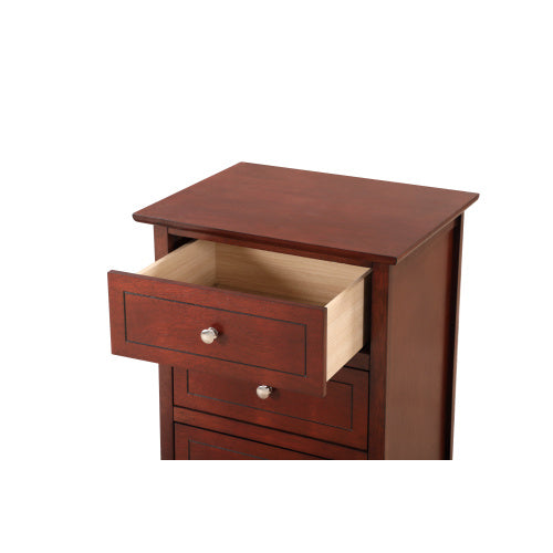 Transitional Cherry Nightstand For Bedrooms