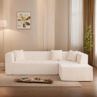 Thumbnail for Deep Seat Tufted Comfy Sofa Set With Chaise For Living Room