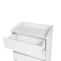 Thumbnail for 4 Drawer Modern Wooden Cabinet With Sturdy Frame