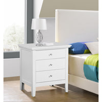 Thumbnail for Elegant White Casual Nightstand