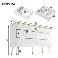 Thumbnail for Sideboard Cabinet Dresser With 6 Drawers