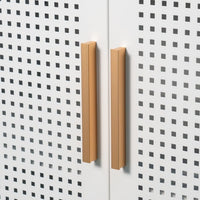 Thumbnail for Metal Storage Cabinet With 2 Doors And 2 Adjustable Shelves