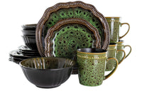 Thumbnail for Elama 16 Piece Luxurious Stoneware Dinnerware Set - Casatrail.com