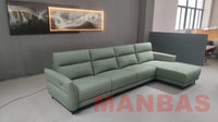 Thumbnail for Electric Recliner Sofa Set with Genuine Leather - Casatrail.com