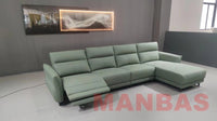 Thumbnail for Electric Recliner Sofa Set with Genuine Leather - Casatrail.com