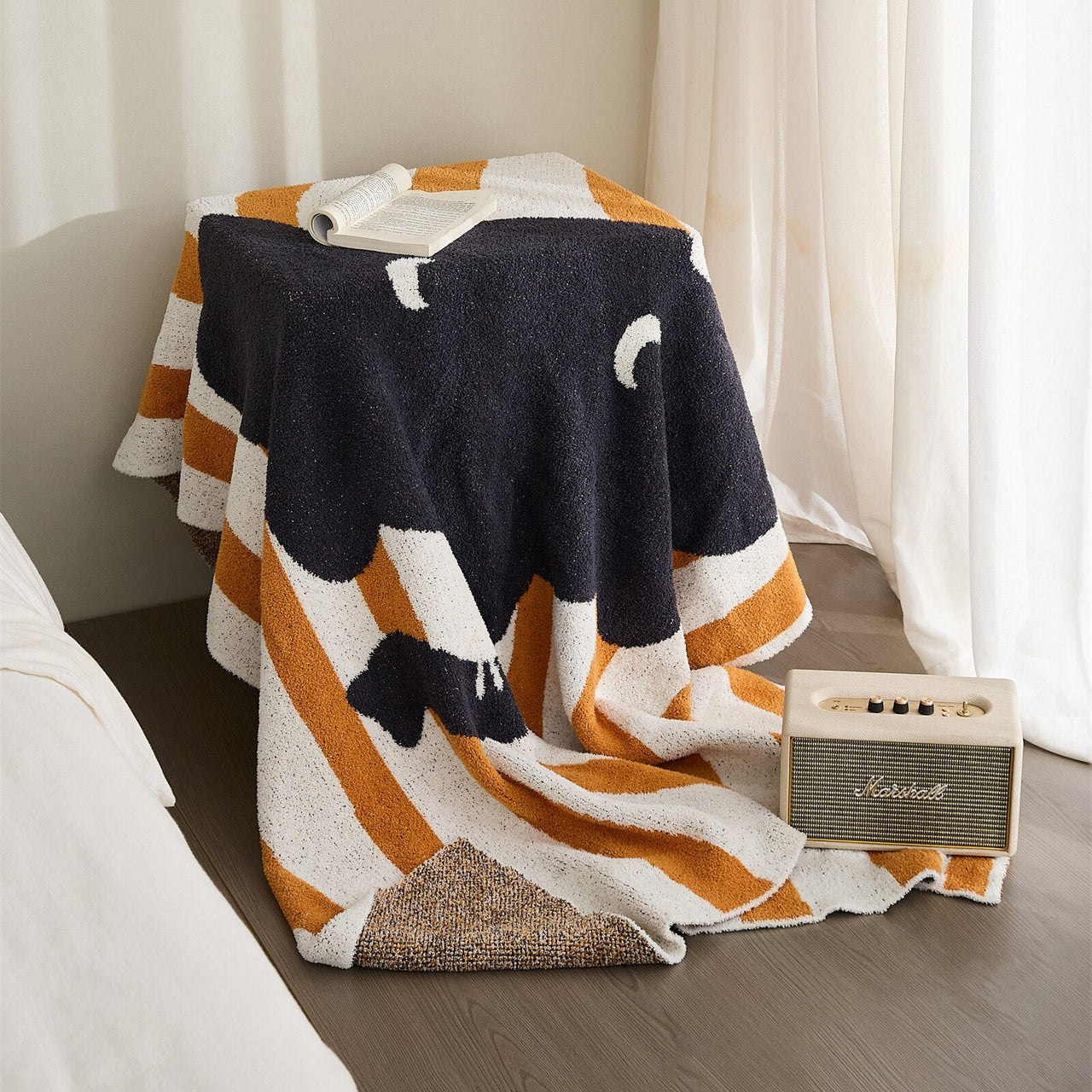 Elephant Striped Summer Blanket for Children - Casatrail.com