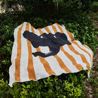 Thumbnail for Elephant Striped Summer Blanket for Children - Casatrail.com