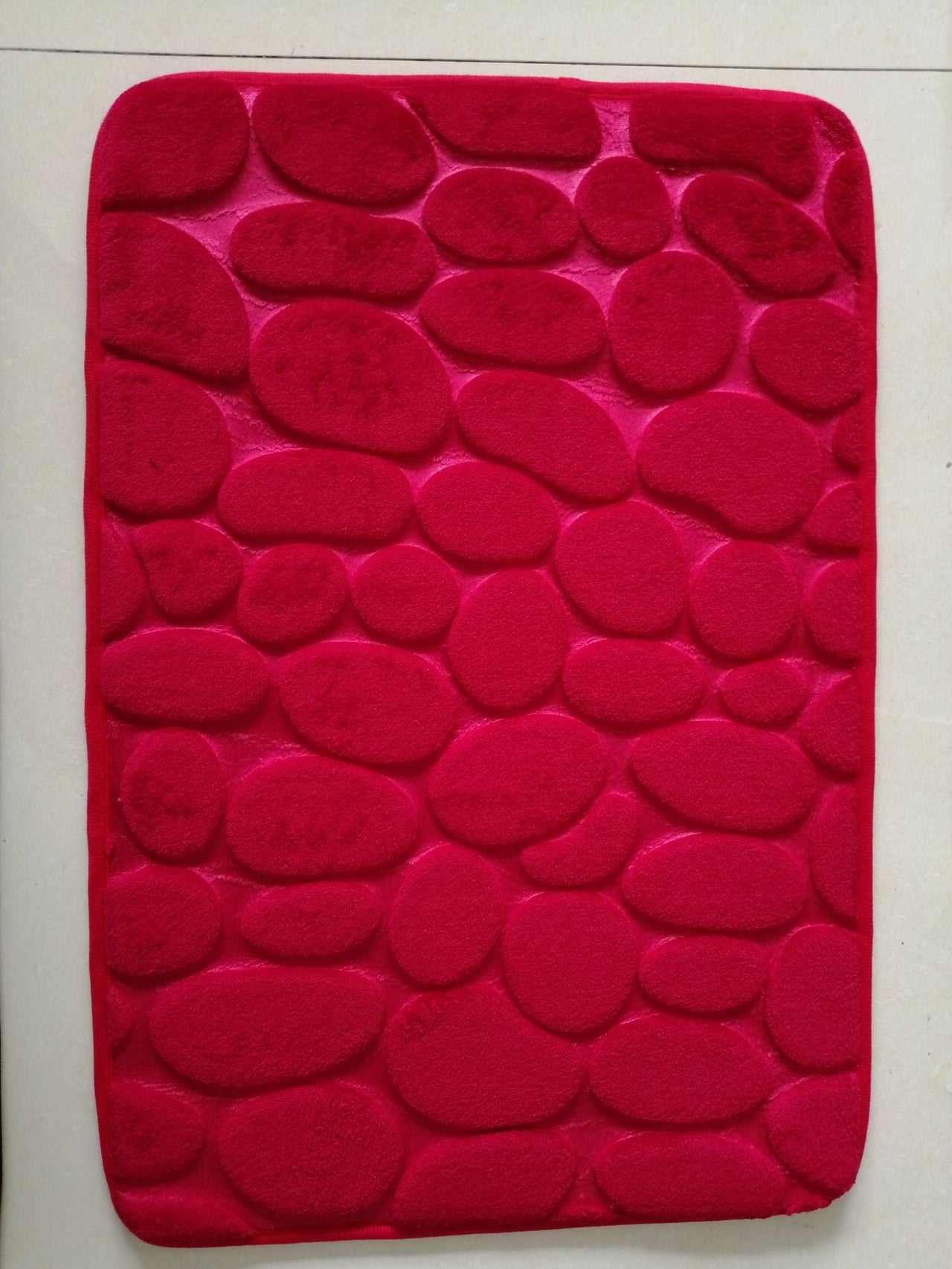 Embossed Cobblestone Bathroom Bath Mat - Casatrail.com