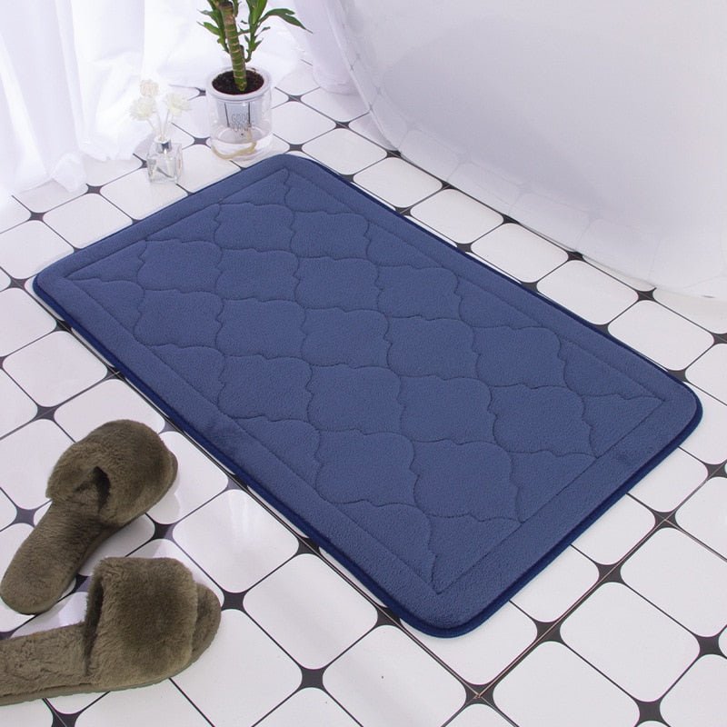 Embossed Cobblestone Bathroom Bath Mat - Casatrail.com