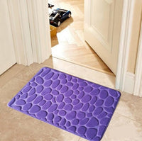 Thumbnail for Embossed Cobblestone Bathroom Bath Mat - Casatrail.com