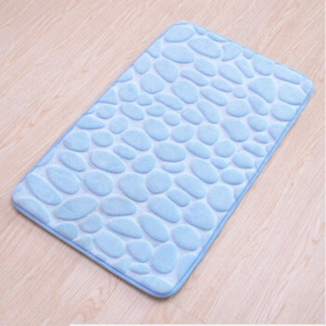 Embossed Cobblestone Bathroom Bath Mat - Casatrail.com