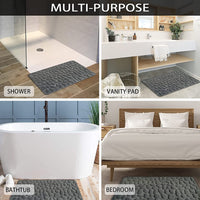 Thumbnail for Embossed Cobblestone Bathroom Bath Mat - Casatrail.com