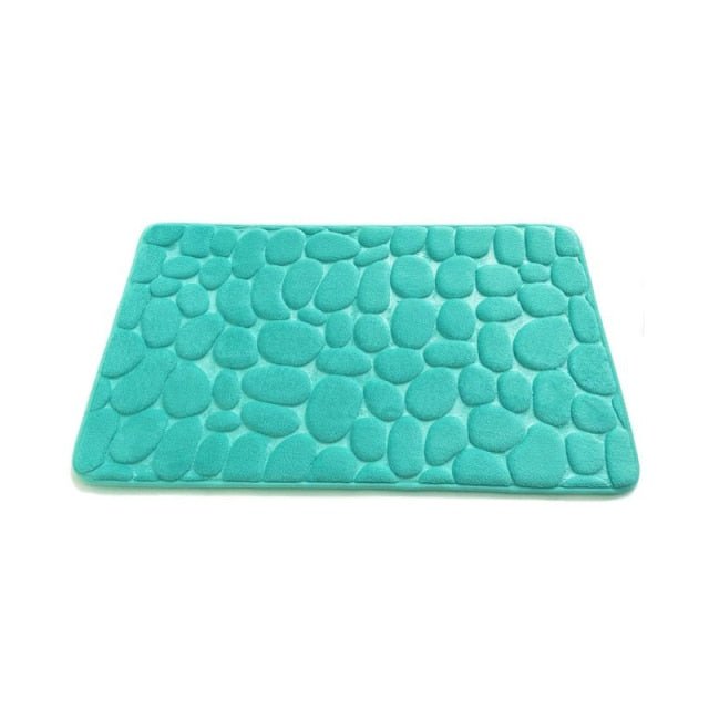 Embossed Cobblestone Bathroom Bath Mat - Casatrail.com