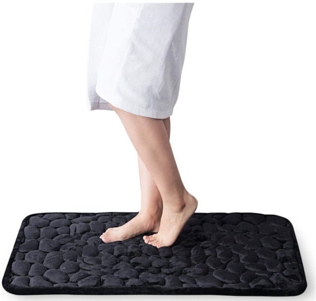 Embossed Cobblestone Bathroom Bath Mat - Casatrail.com