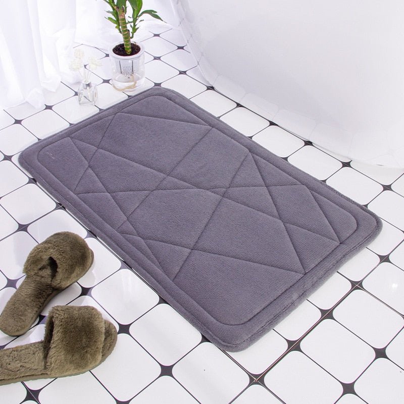 Embossed Cobblestone Bathroom Bath Mat - Casatrail.com