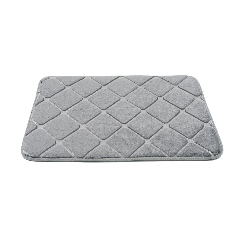 Embossed Cobblestone Bathroom Bath Mat - Casatrail.com