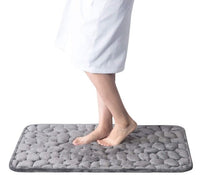 Thumbnail for Embossed Cobblestone Bathroom Bath Mat - Casatrail.com