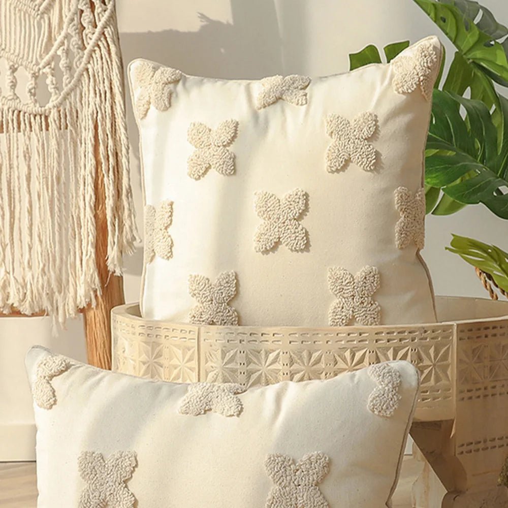 Embroidered Floral Pillow Case - Casatrail.com