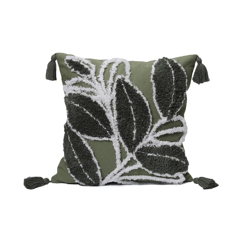 Embroidered Floral Pillow Case - Casatrail.com