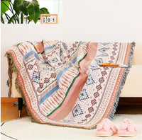 Thumbnail for Ethnic Geometric Pattern Blanket - Casatrail.com