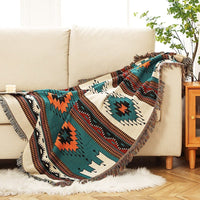 Thumbnail for Ethnic Geometric Pattern Blanket - Casatrail.com