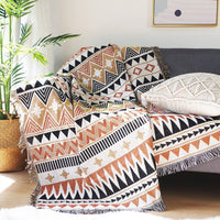 Thumbnail for Ethnic Geometric Pattern Blanket - Casatrail.com