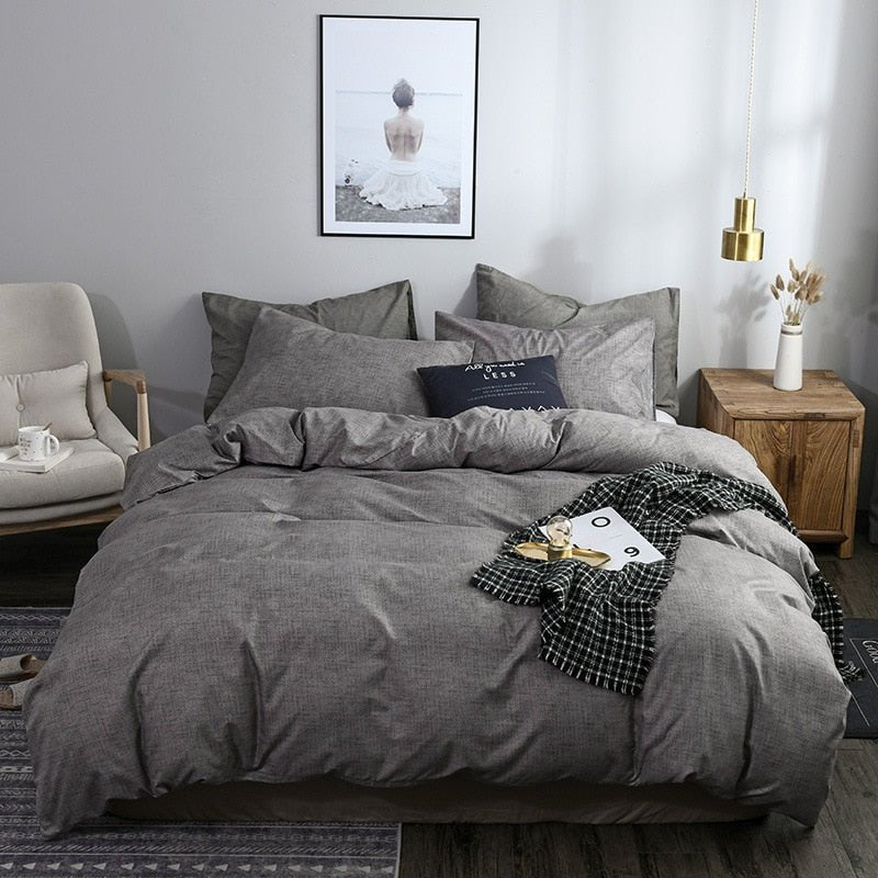 Euro American Plain Bedding Set - Casatrail.com