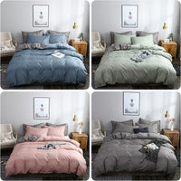 Thumbnail for Euro American Plain Bedding Set - Casatrail.com