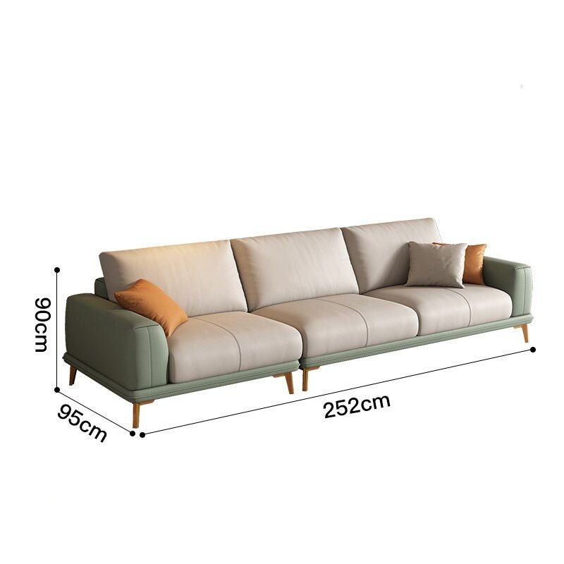 European Leather Modular Living Room Sofas - Casatrail.com