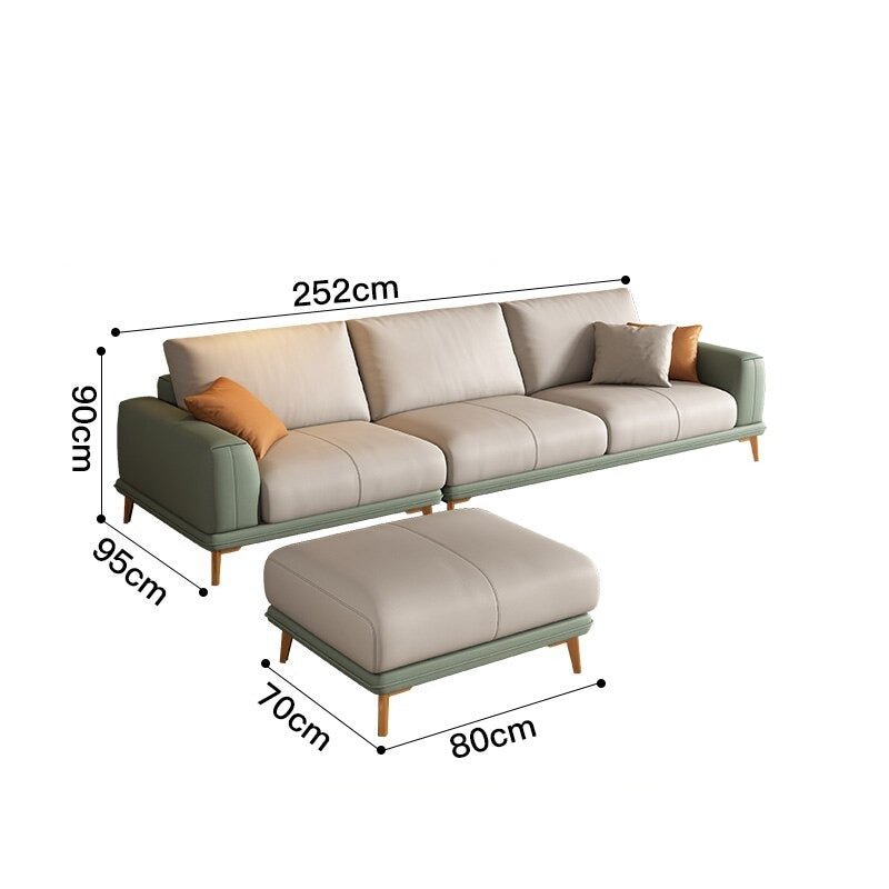 European Leather Modular Living Room Sofas - Casatrail.com