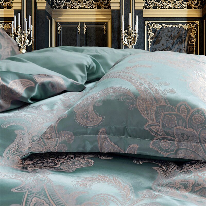 European Palace Style Luxury Jacquard Bedding Set - Casatrail.com