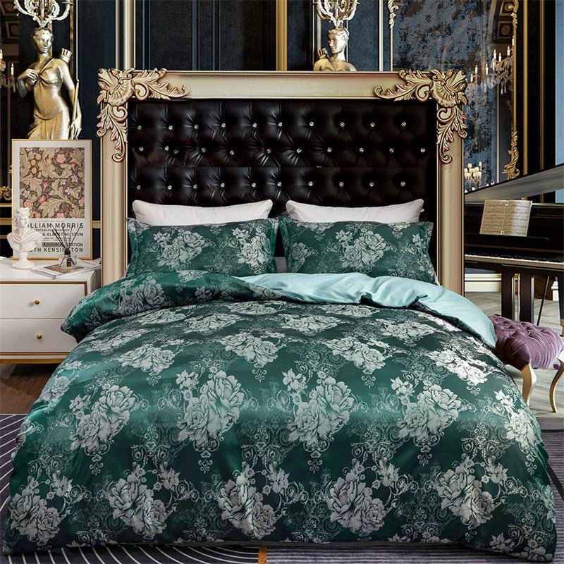 European Palace Style Luxury Jacquard Bedding Set - Casatrail.com