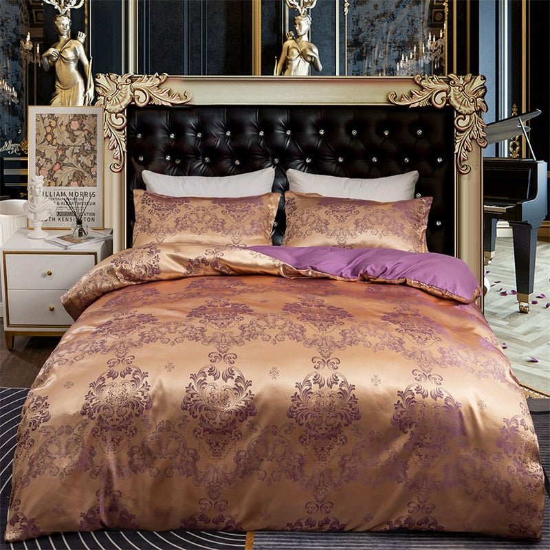 European Palace Style Luxury Jacquard Bedding Set - Casatrail.com