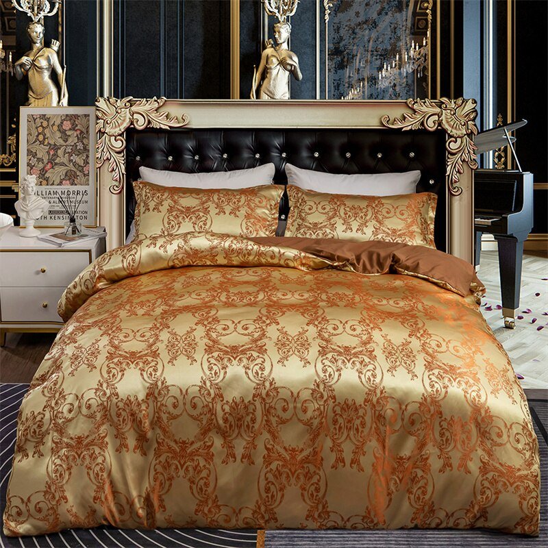 European Palace Style Luxury Jacquard Bedding Set - Casatrail.com