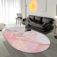 Thumbnail for European Style Simple Oval Rug - Casatrail.com