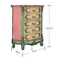 Thumbnail for European Style Solid Wood Chest of Drawers - Casatrail.com