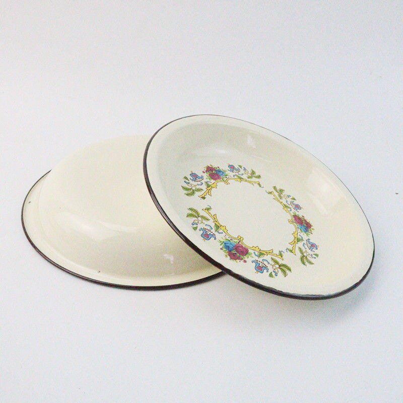 European Thick Enamel Plate - Casatrail.com