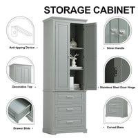 Thumbnail for High Storage Cabinet With Three Drawers