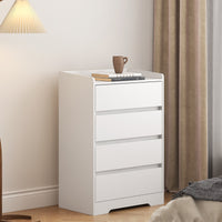 Thumbnail for 4 Drawer Modern Wooden Cabinet With Sturdy Frame