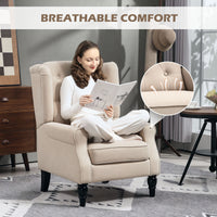 Thumbnail for Wingback Accent Chair For Living Room