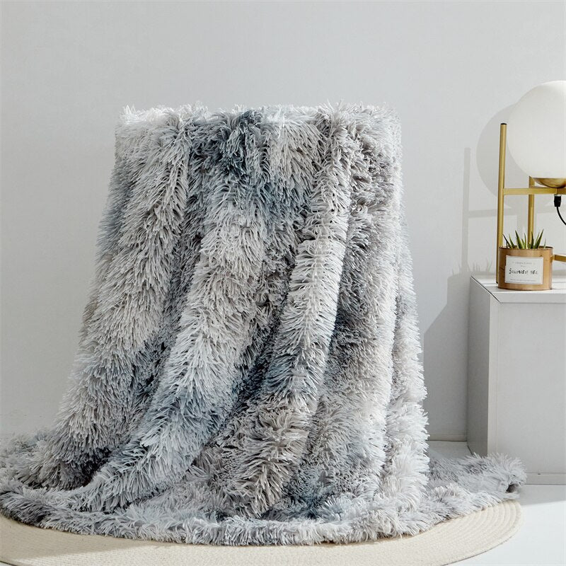 Faux Fur Throw Blanket - Casatrail.com