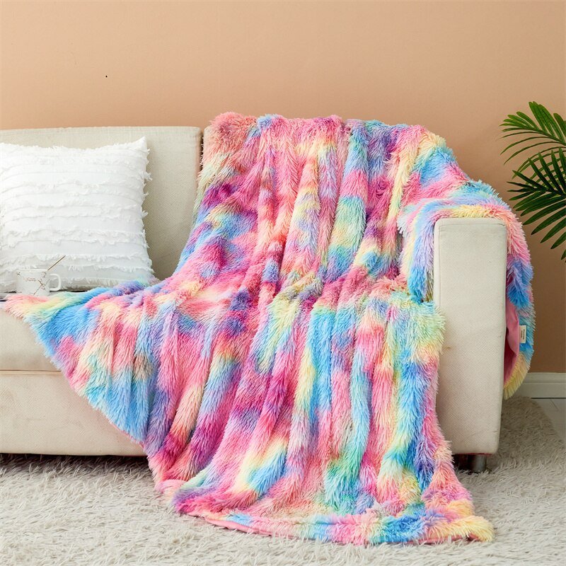 Faux Fur Throw Blanket - Casatrail.com