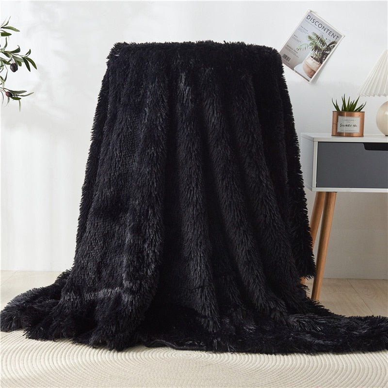 Faux Fur Throw Blanket - Casatrail.com