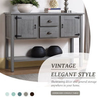 Thumbnail for Solid Wood Sideboard Console Table
