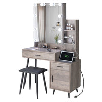 Thumbnail for FCH Dressing Table Set with Mirror - Casatrail.com