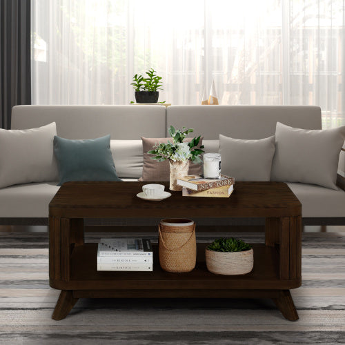 Rectangular Wooden Coffee Table