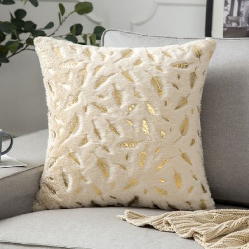 Feather Fur Upholstery Cushion Cover - Casatrail.com